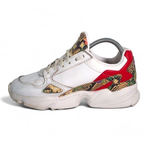 Adidas Falcon 'Snakeskin Print' Casual Fashion Sneakers FV3083 Women's 6.5 - Picture 6 of 11